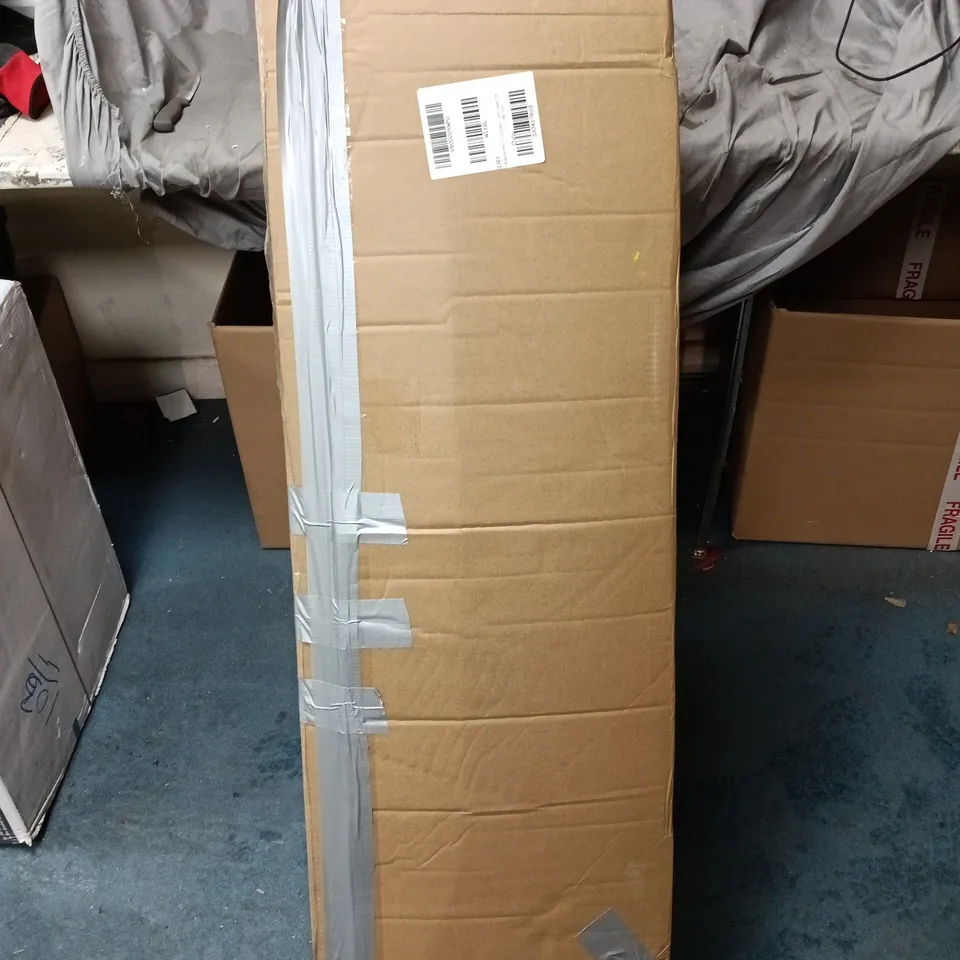 BOXED 7FT DENVER PRE LIT FLOCKED CHRISTMAS TREE WITH DUAL COLOUR TWINKLE LIGHTS