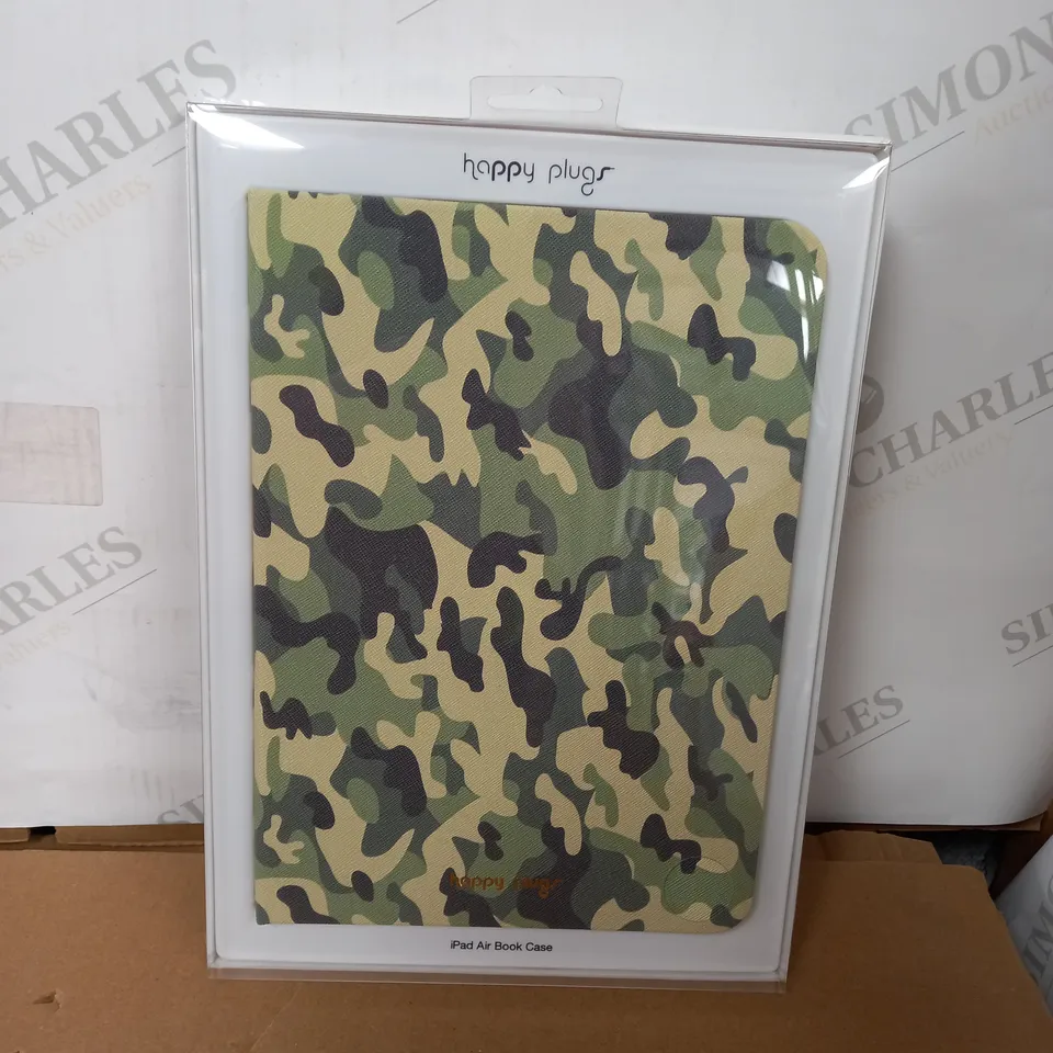 LOT OF 10 HAPPY PLUGS IPAD AIR BOOK CASES - CAMO