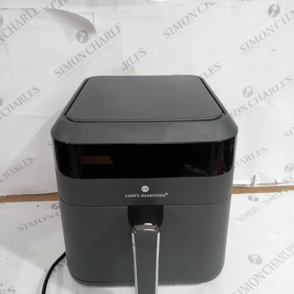 BOXED COOK'S ESSENTIALS 5.8L AIR FRYER IN SLATE GREY