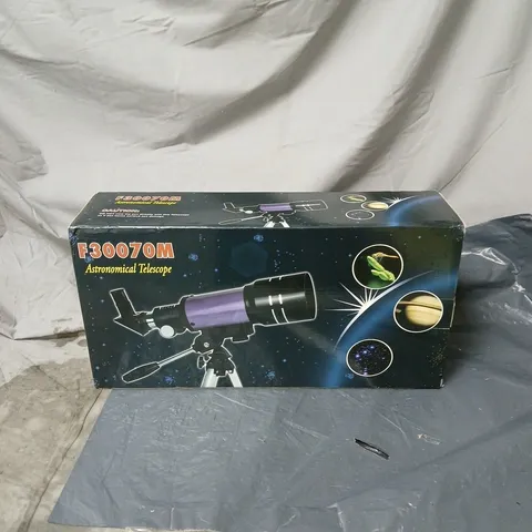 F30070M ASTRONOMICAL TELESCOPE WITH ACCESSORIES AND MANUAL BOXED