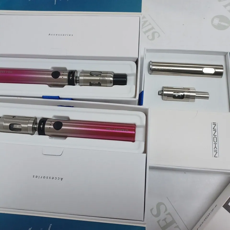 LOT OF 8 ASSORTED INNOKIN E-CIGS TO INCLUDE ENDURA T18E