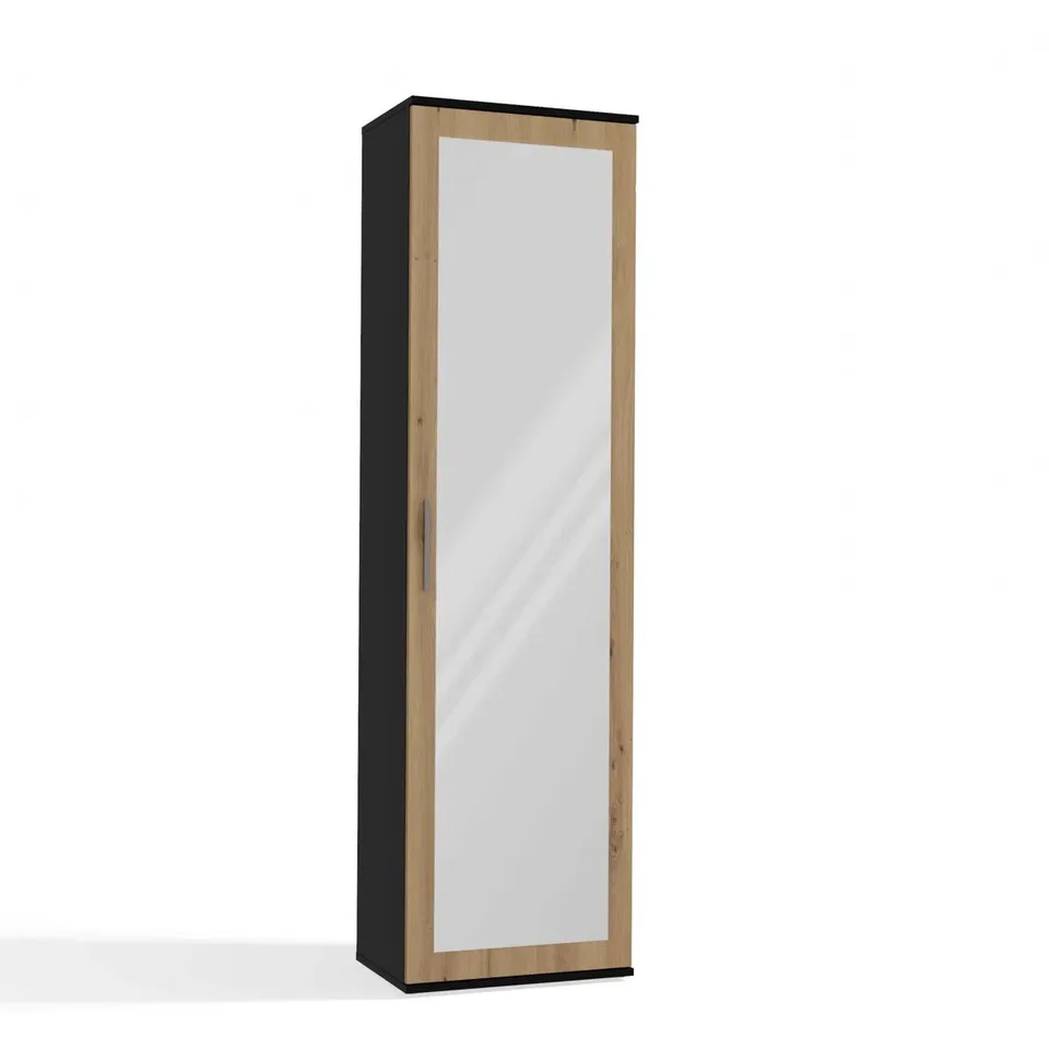 BOXED HYLAND 1 DOOR WARDROBE ( 2 BOXES )