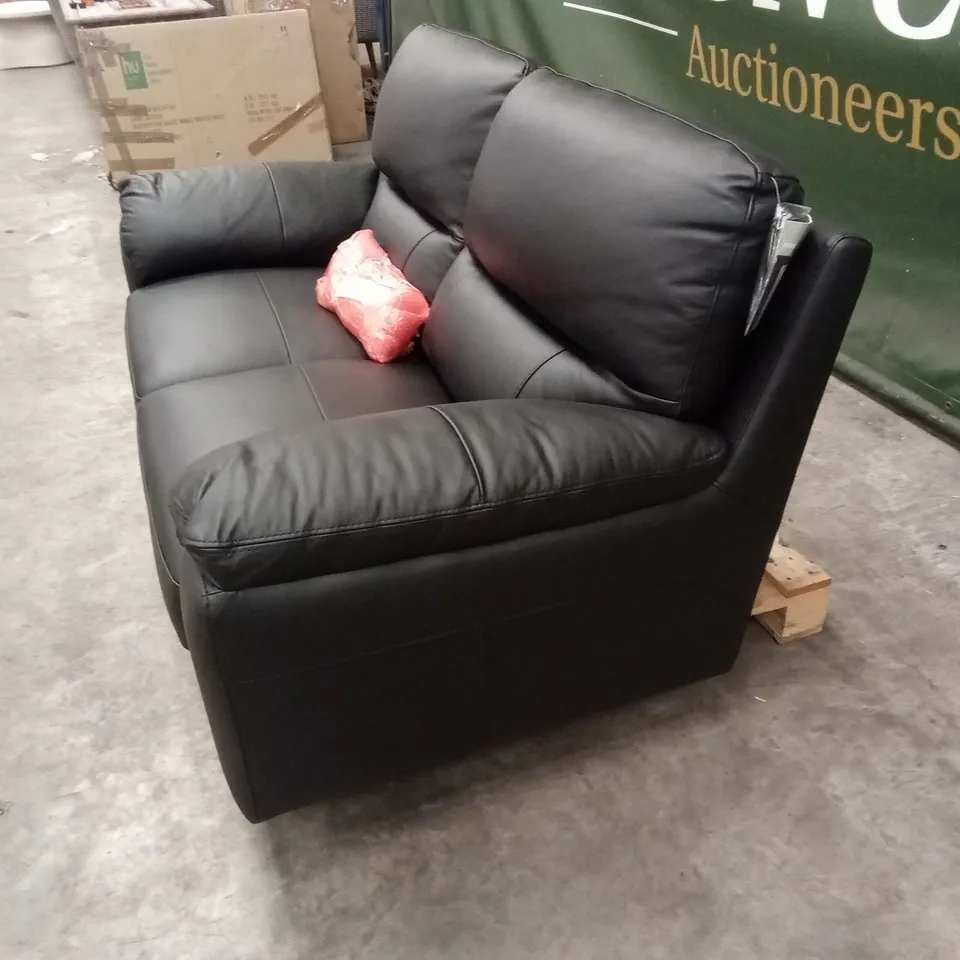 LESTA 2 SEATER LEATHER SOFA RRP £749