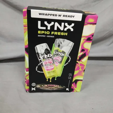FIVE LYNX EPIC FRESH BODYSPRAY + BODY WASH GIFT SET
