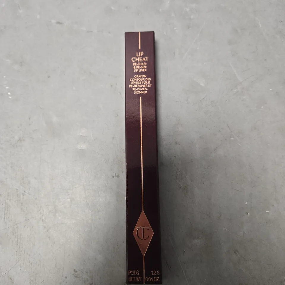 BOXED CHARLOTTE TILBURY ICONIC NUDE LIP CHEAT - SEALED 