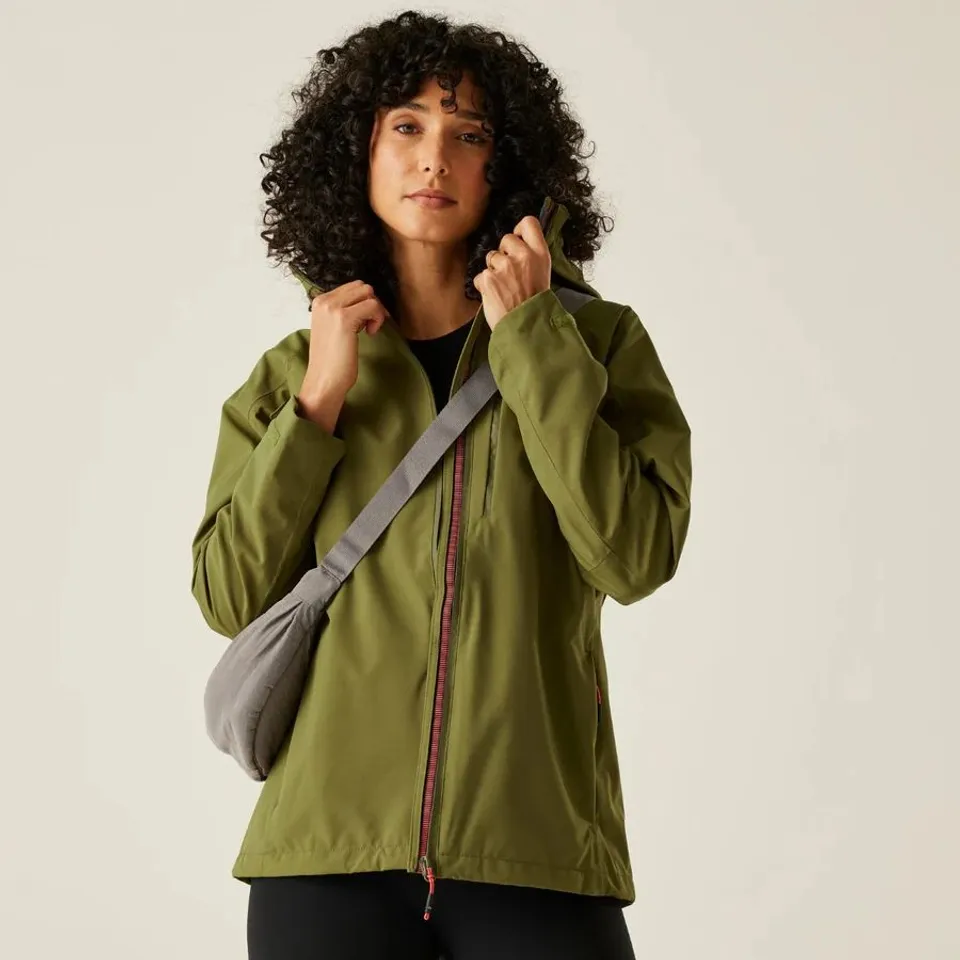 BRAND NEW REGATTA WOMEN'S BIRCHDALE II WATERPROOF JACKET IN NEPHRITE GREEN - UK 18