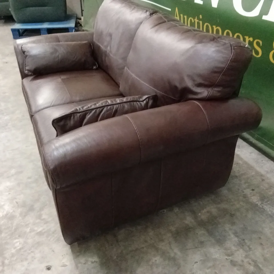 VANTAGE ITALIAN LEATHER 2 SEATER SOFA