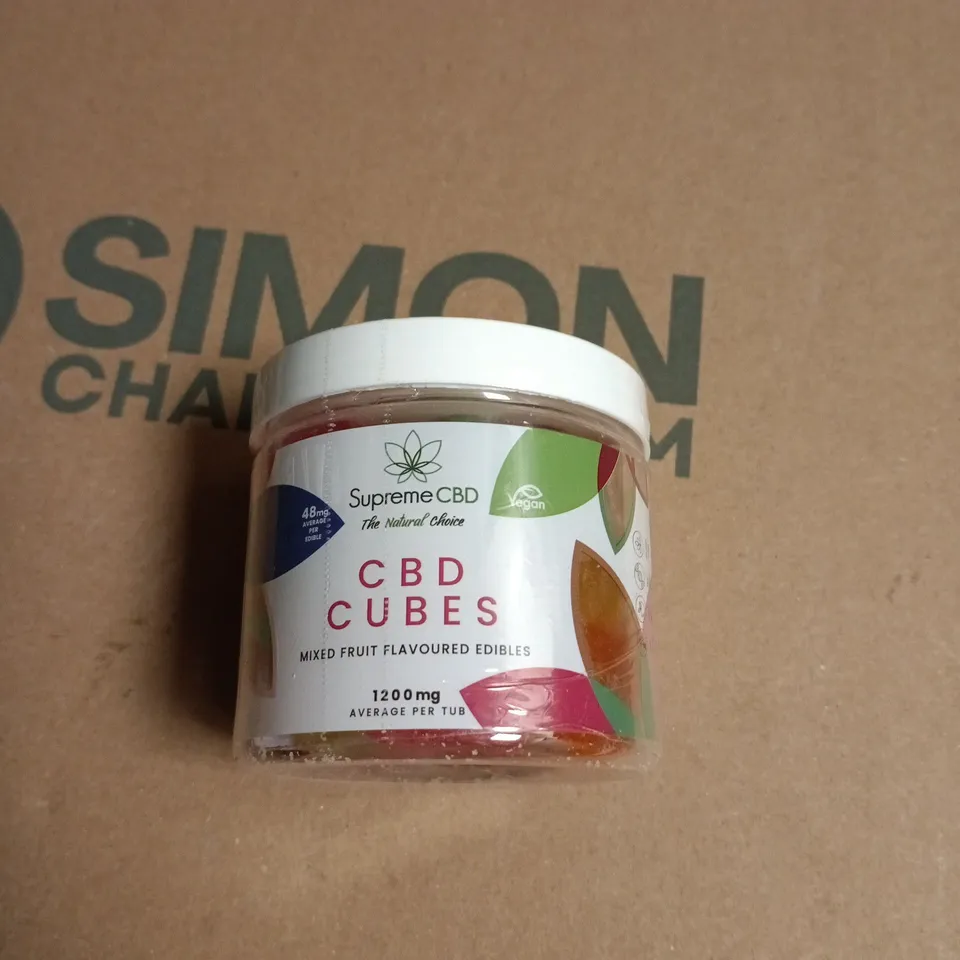 APPROXIMATELY 12 ASSORTED CBD ITEMS IMCLUDING FX CBD OIL , EVOPURE CAPSULES AND CBD CUBES