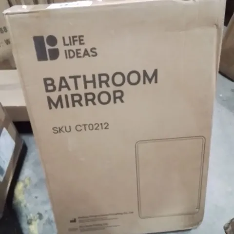 BOXED BATHROOM MIRROR 
