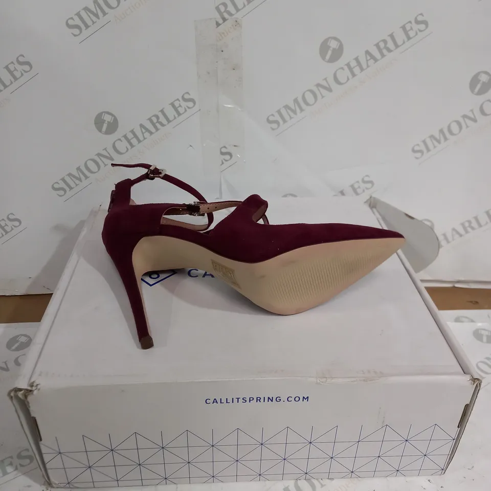 BOXED CALL IT SPRING FRIEDDA MICROFIBRE SHOES- SIZE UK5