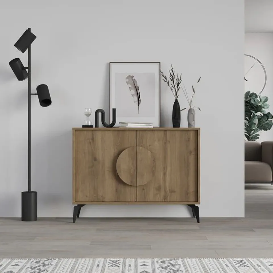 BOXED GORA CONSOLE SIDEBOARD DISPLAY UNIT 110 CM - HITIT (2 BOXES)