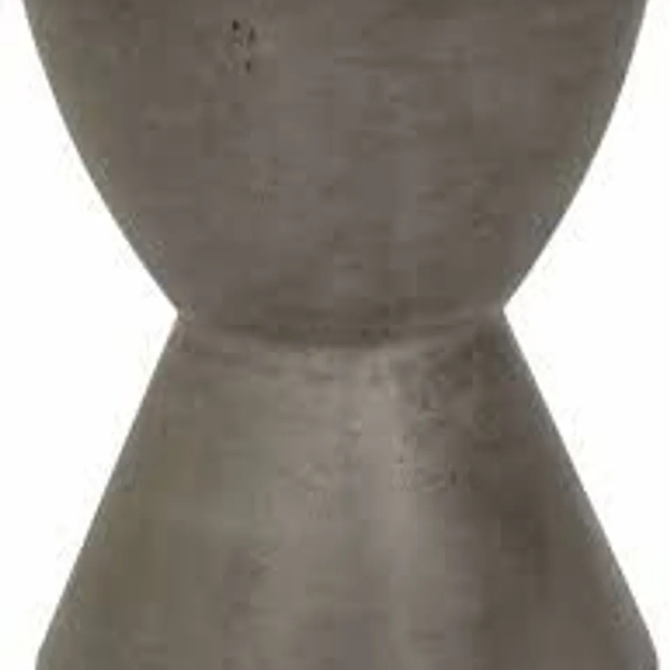 BOXED MODERN INDOOR/OUTDOOR CONCRETE STOOL (1 BOX)