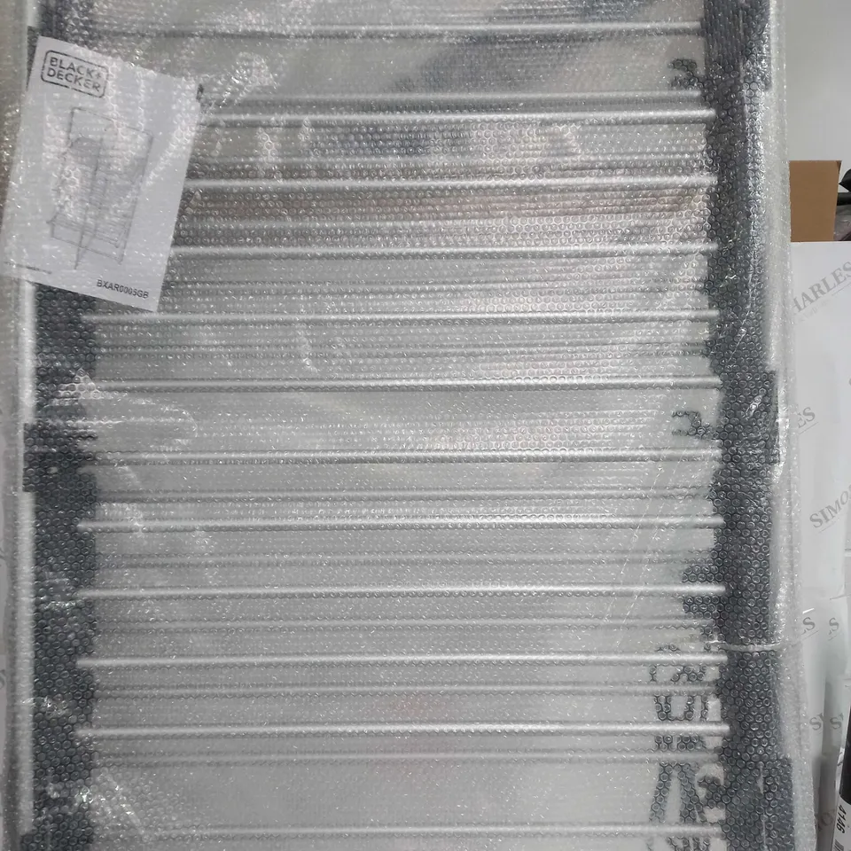 3 TIER BLACK + DECKER HEATED AIRER - CHROME (COLLECTION ONLY) RRP £139.99