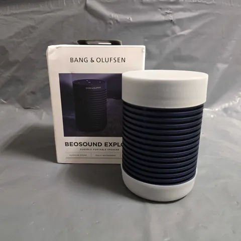 BOXED BAN & OLUFSEN BEOSOUND EXPLORE DURABLE PORTABLE SPEAKER