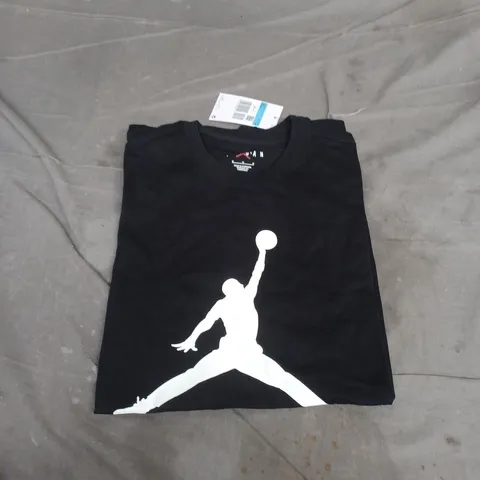 JORDAN JUMPMAN T‑SHIRT – BLACK, UK M (MEN'S MEDIUM)