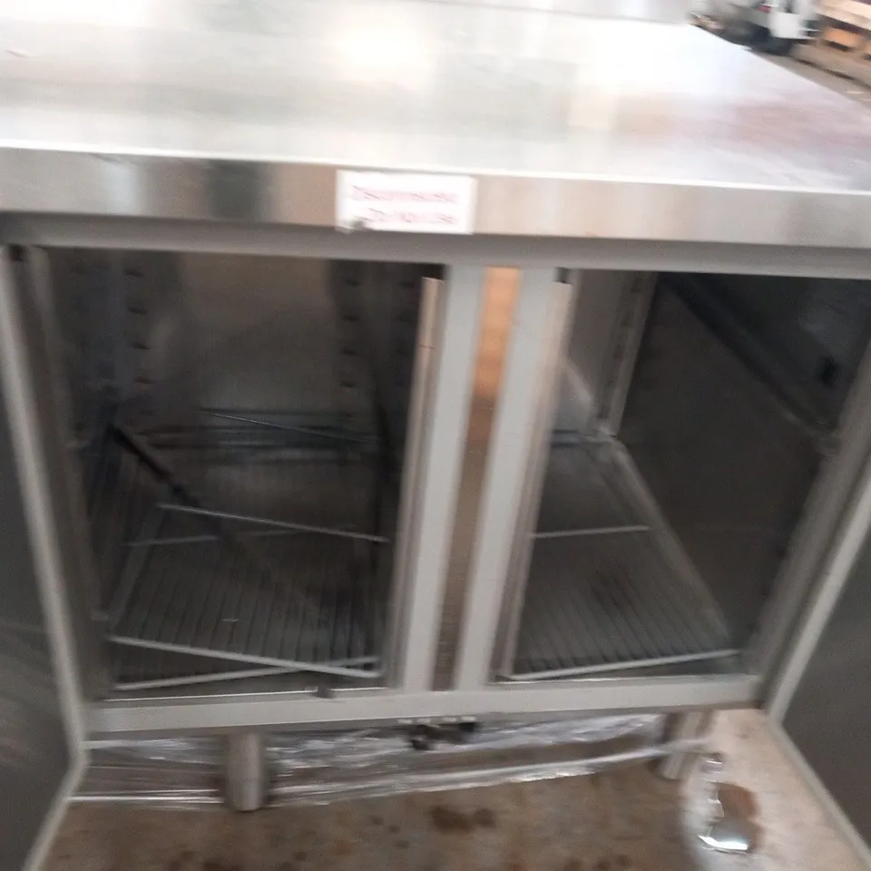 POLARIS KSTP03 U.FONDO STAINLESS STEEL 3 DOOR COUNTER TOP REFRIGERATED UNIT