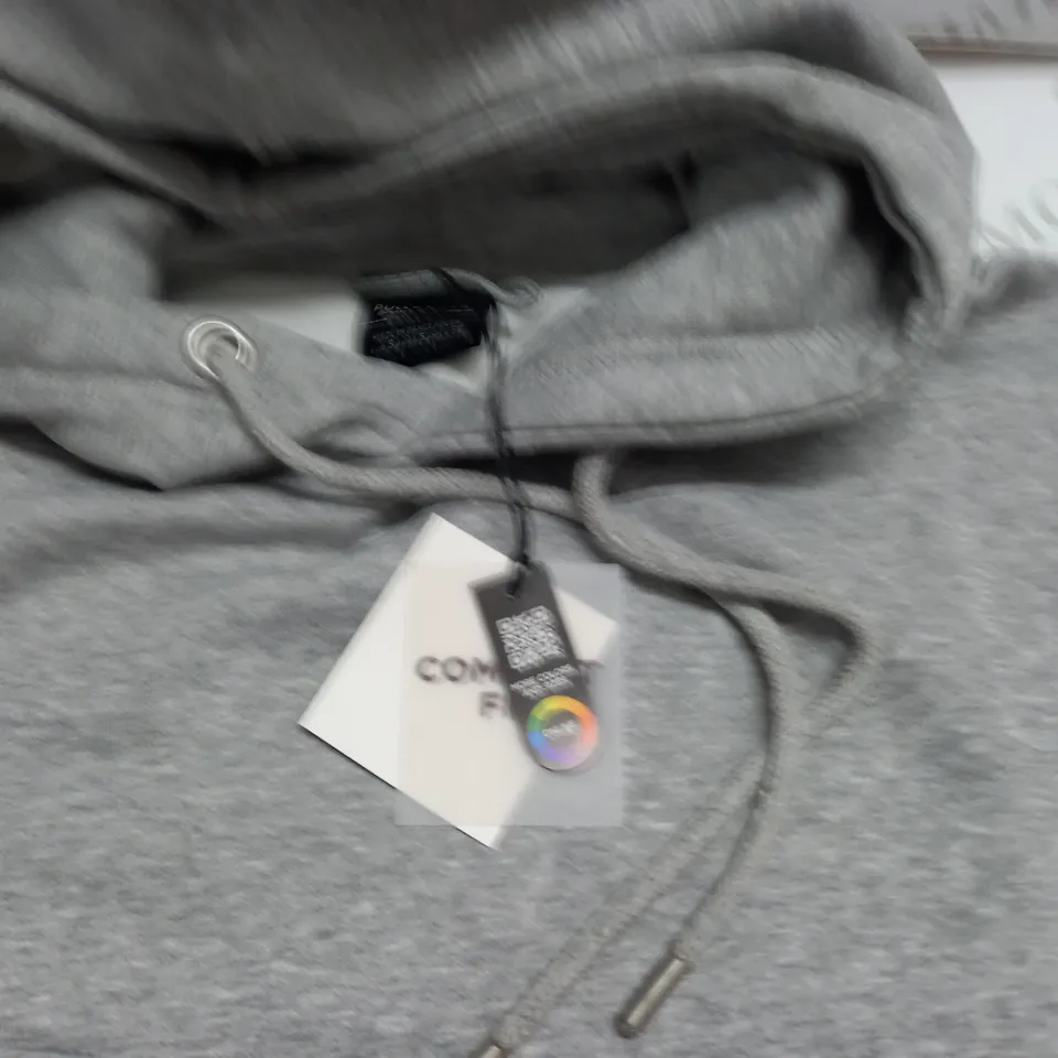 PULL & BEAR GREY HOODIE - S