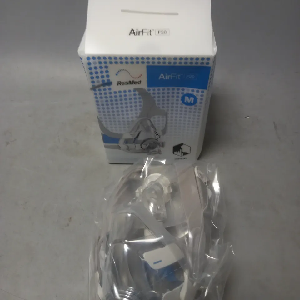 BOXED RESMED AIRFIT F20 SYS QUIET-EU1 MASK SIZE M