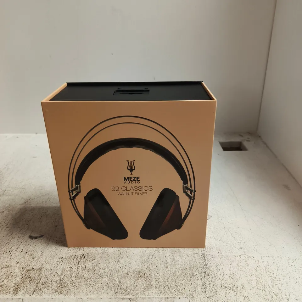 MEZE AUDIO 99 CLASSICS HEADPHONES – WALNUT & SILVER (BOXED)