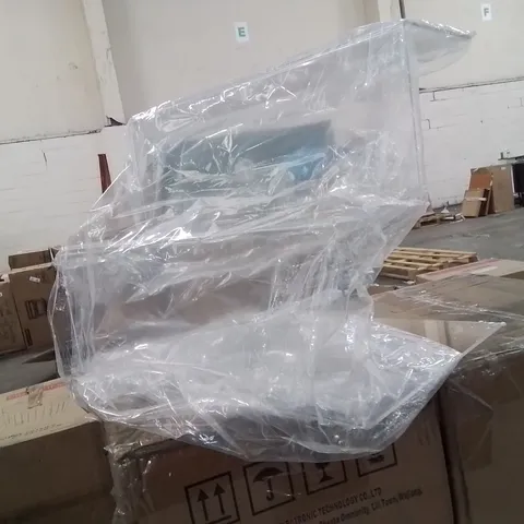 BOXED SET OF 2 ACRYLIC PLASTIC 2 STEP DISPLAY STANDS 