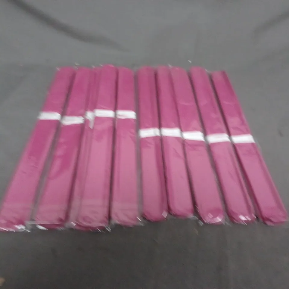 LARGE QUANTITY OF TISSUE PAPER DECORATIONS IN BABY PINK