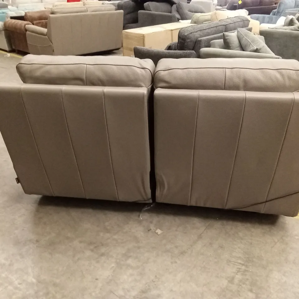 QUALITY DESIGNER ITALIAN MADE 2 SEATER ELECTRIC RECLINER LEATHER SOFA