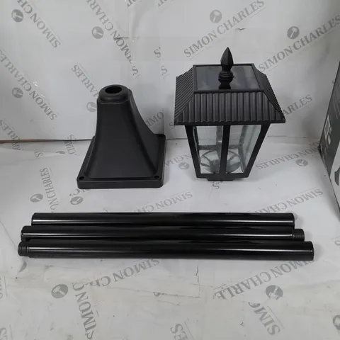 BOXED WHITEHALL SOLAR LAMP POST