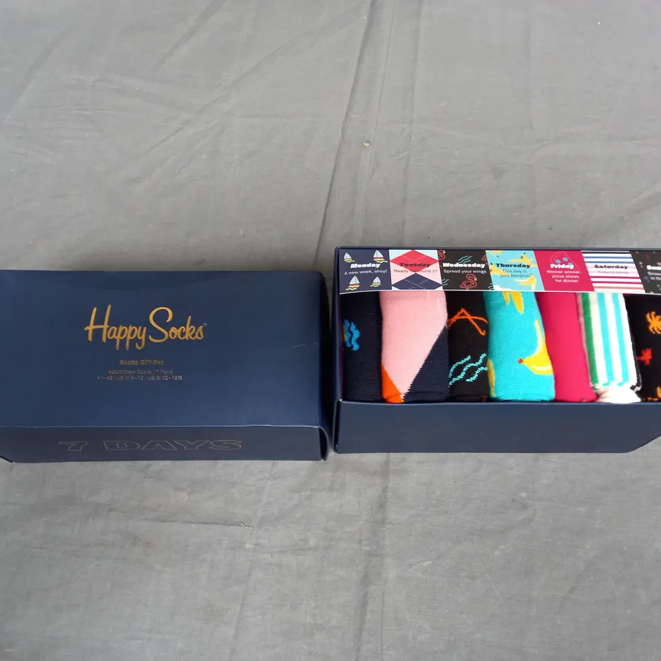 BOXED HAPPY SOCKS 7 DAYS SOCKS - UK 7 1/2 - 11 1/2