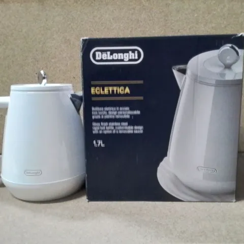 BOXED DELONGHI 1.7L KETTLE WHITE 