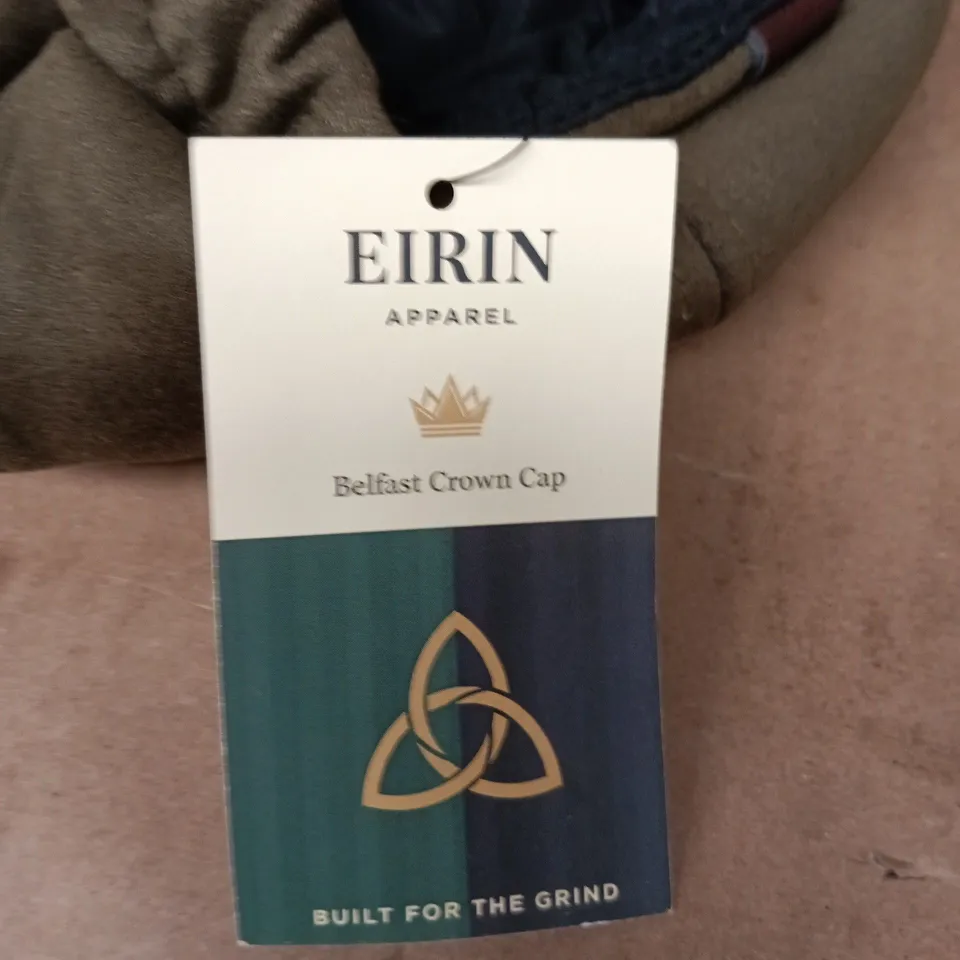 EIRIN APPAREL BELFAST CROWN CAP – GREY