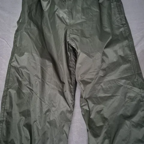 MOUNTAIN WAREHOUSE FLEECE LINED KID'S TROUSERS IN GREEN SIZE 11-12 YEARS