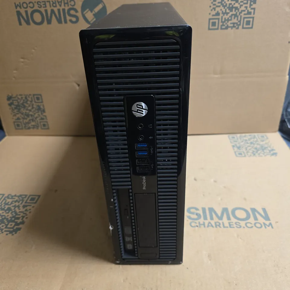 HP PRODESK 400 G1 SFF DESKTOP PC – I5-4570, 8GB RAM, NO STORAGE