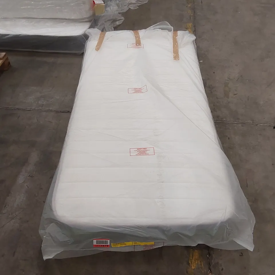 QUALITY BAGGED FUSION COMFORT MEMORY FOAM AND SPRING HYBRID SINGLE MATTRESS 