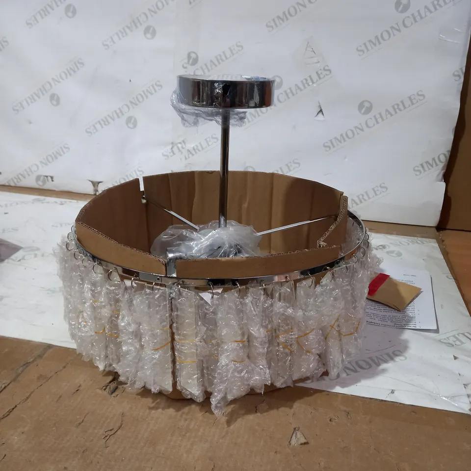 LAURA ASHLEY VIENNA 3 LIGHT SEMI FLUSH