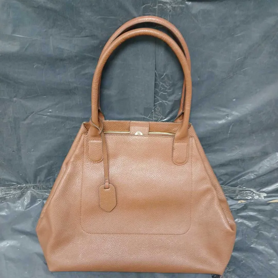 RUTH LANGFORD BROWN LEATHER BAG