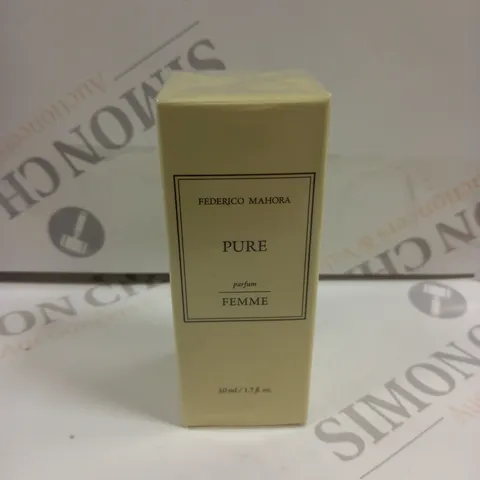 BOXED AND SEALED FEDERICO MAHORA PURE PARFUM 50ML