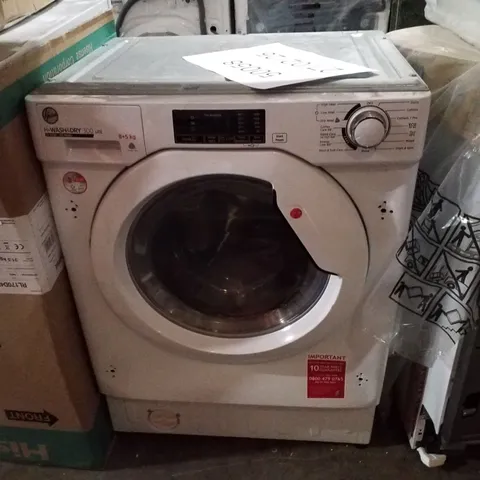 HOOVER HBD485D1E/1-80 H-WASH & DRY 300 LITE INTEGRATED WASHER DRYER WHITE