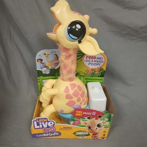 LITTLE LIVE PETS GOTTA GO GRAFFE JUNGLE SERIES TOY GIRAFFE