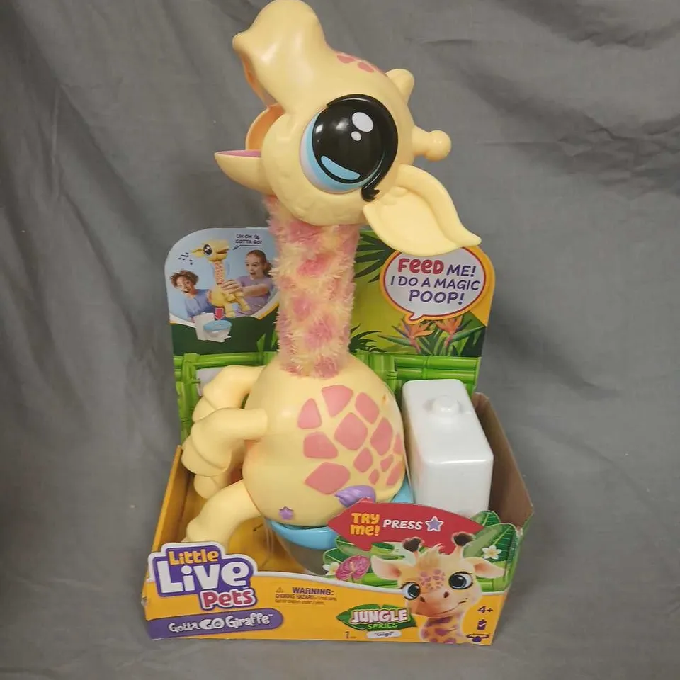 LITTLE LIVE PETS GOTTA GO GRAFFE JUNGLE SERIES TOY GIRAFFE