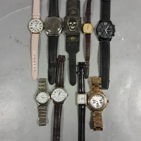 LARGE ASSORTMENT OF LOOSE LADIES & MENS WATCHES FROM VARIOUS BRANDS 