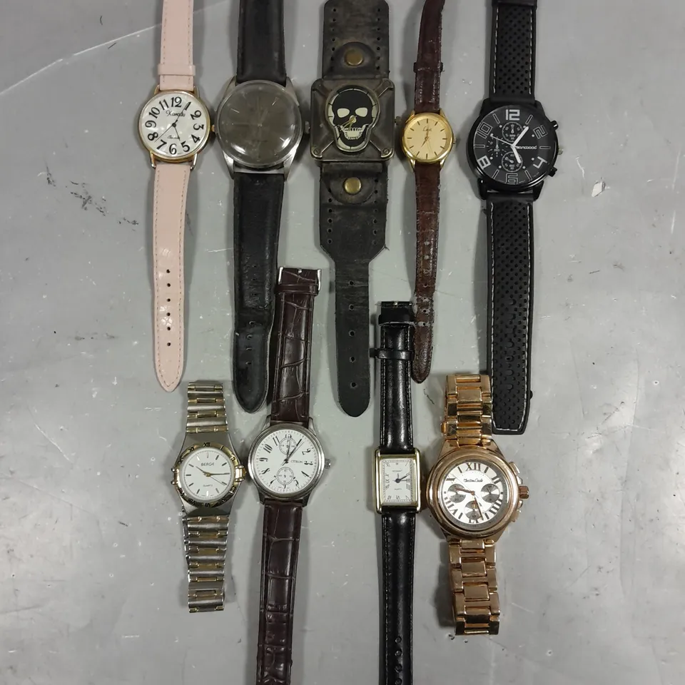 LARGE ASSORTMENT OF LOOSE LADIES & MENS WATCHES FROM VARIOUS BRANDS 