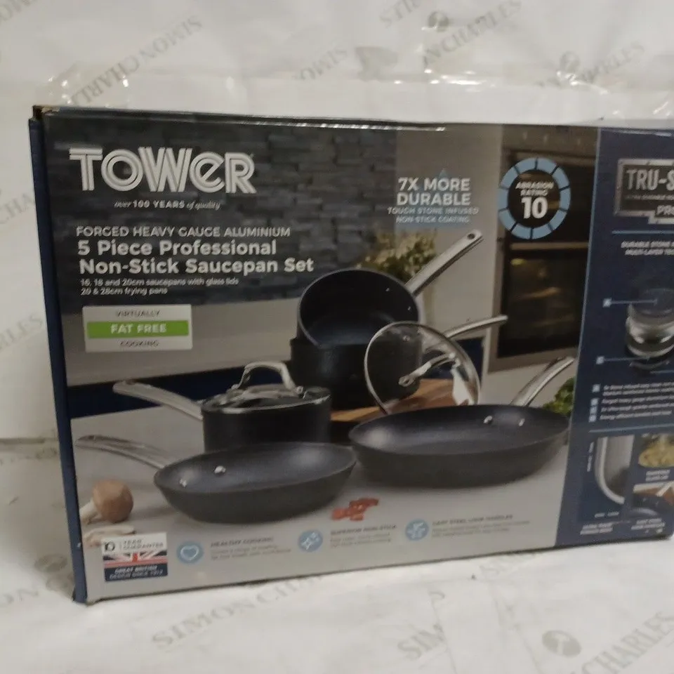 TOWER T800031 TRUSTONE INDUCTION POT AND PAN SET