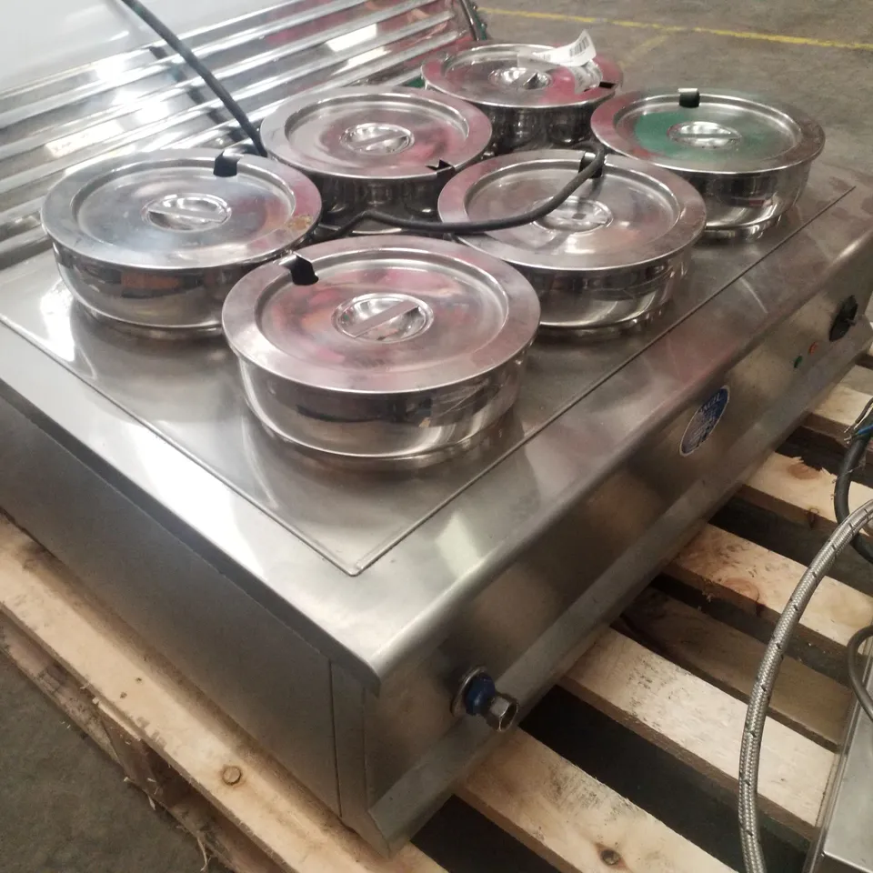 6 POT BAIN MARIE 