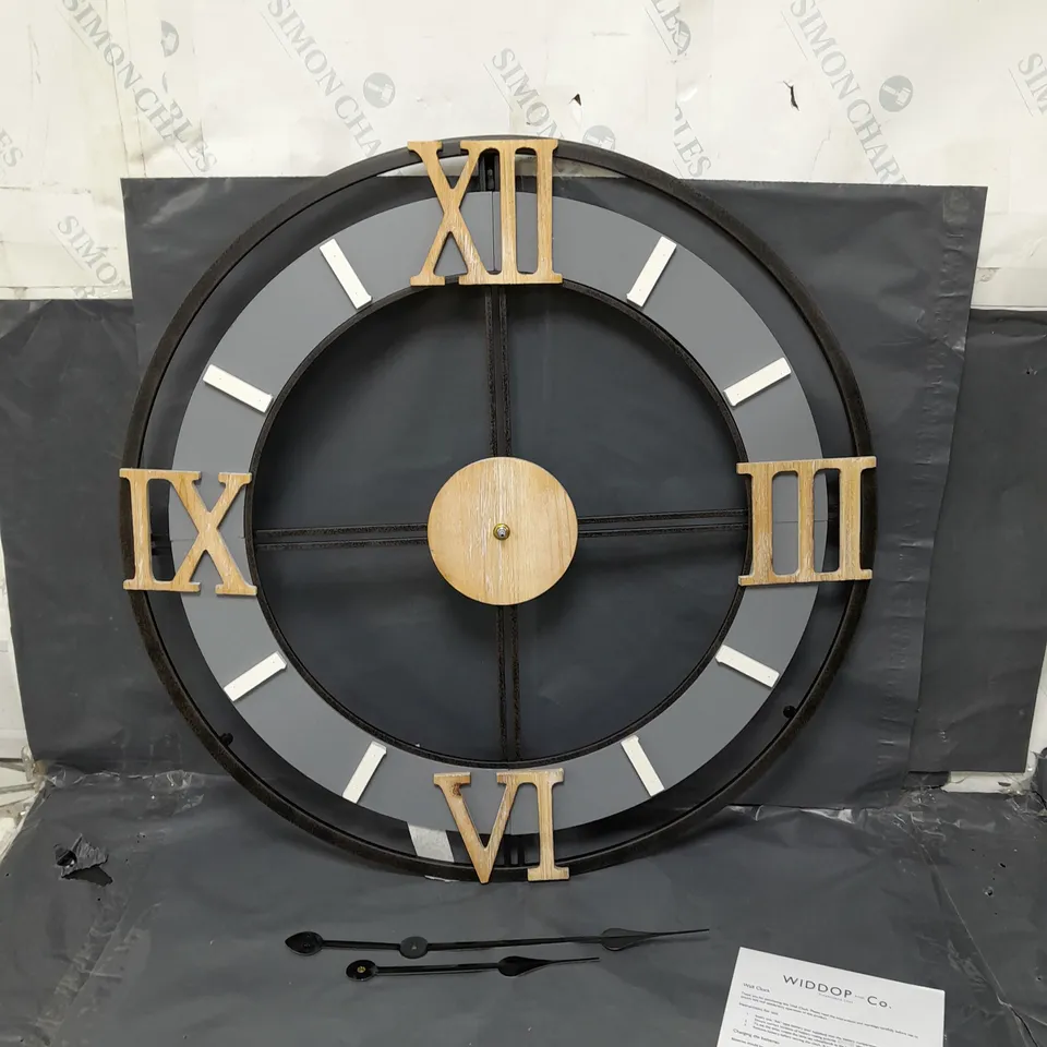 WIDDOP WALL CLOCK - COLLECTION ONLY RRP £45