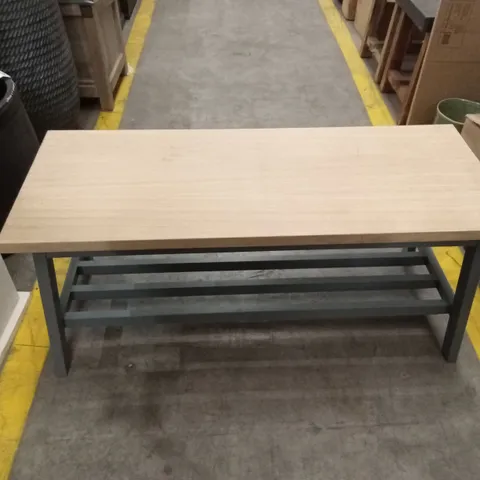 CLOCKHOUSE HALLWAY BENCH CHARCOAL