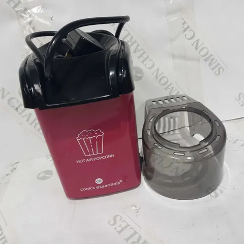 BOXED COOK'S ESSENTIALS POPCORN MACHINE