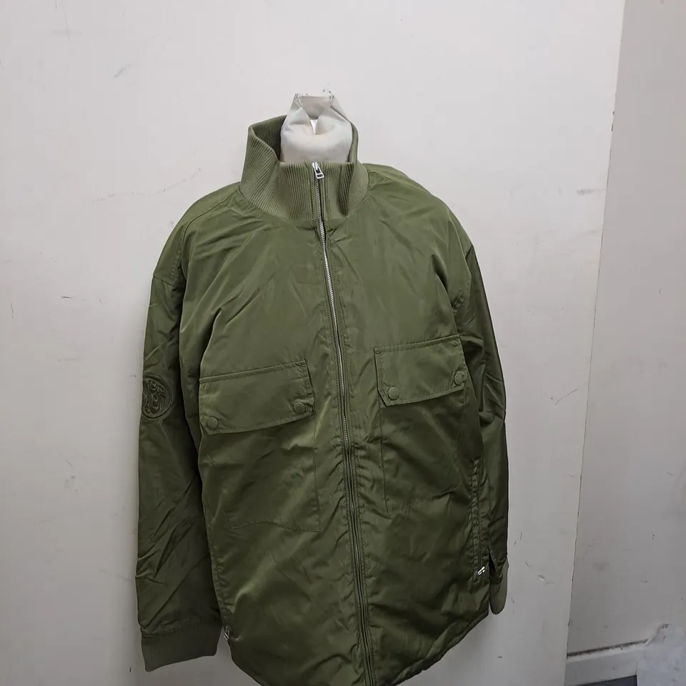 PRETTY GREEN MUNICH JACKET KHAKI - MEDIUM 