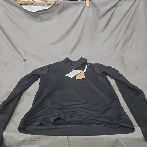 NIKE DRI-FIT WOMEN’S RUNNING TOP – BLACK, UK XS