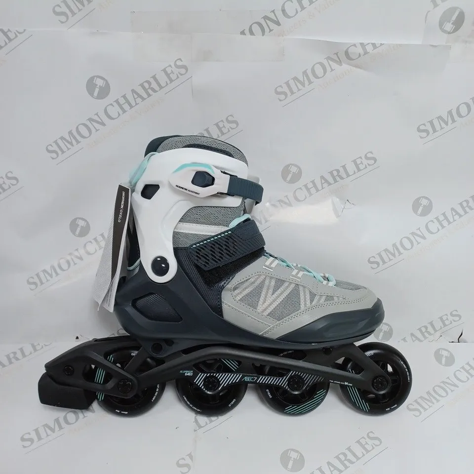 DECATHLON ABEC 7  ROLLER BLADE IN GREY & DARK GREY - SIZE42