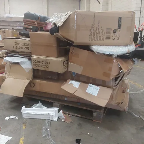 PALLET CONTAINING A LARGE QUANTITY OF ASSORTED FURNITURE PARTS ECT